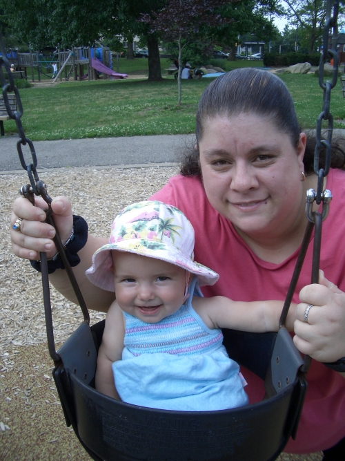Maya and Izzy in the Park